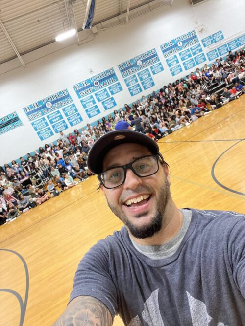 Middle School Assembly Program, IM.POSSIBLE, with Youth Motivational Speaker Eddie Cortes