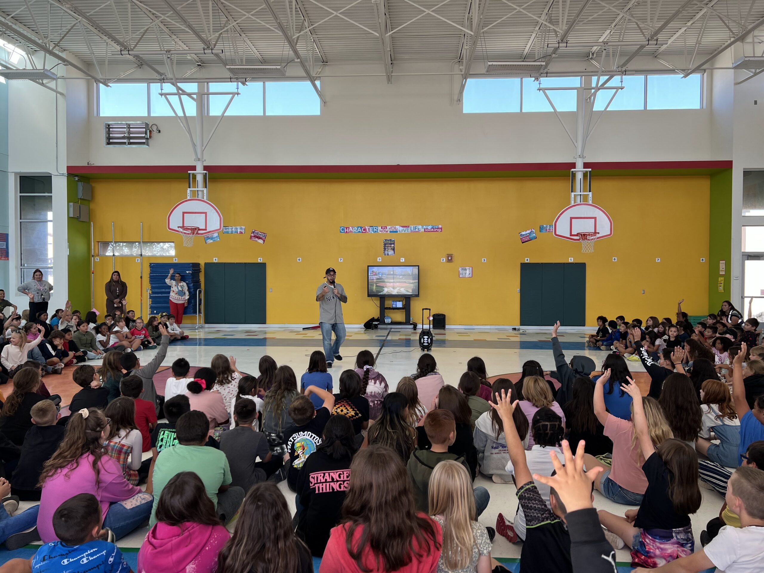 School Assembly at ✅ Colinas Del Norte Elementary NM with Motivational Youth Speaker Eddie Cortes