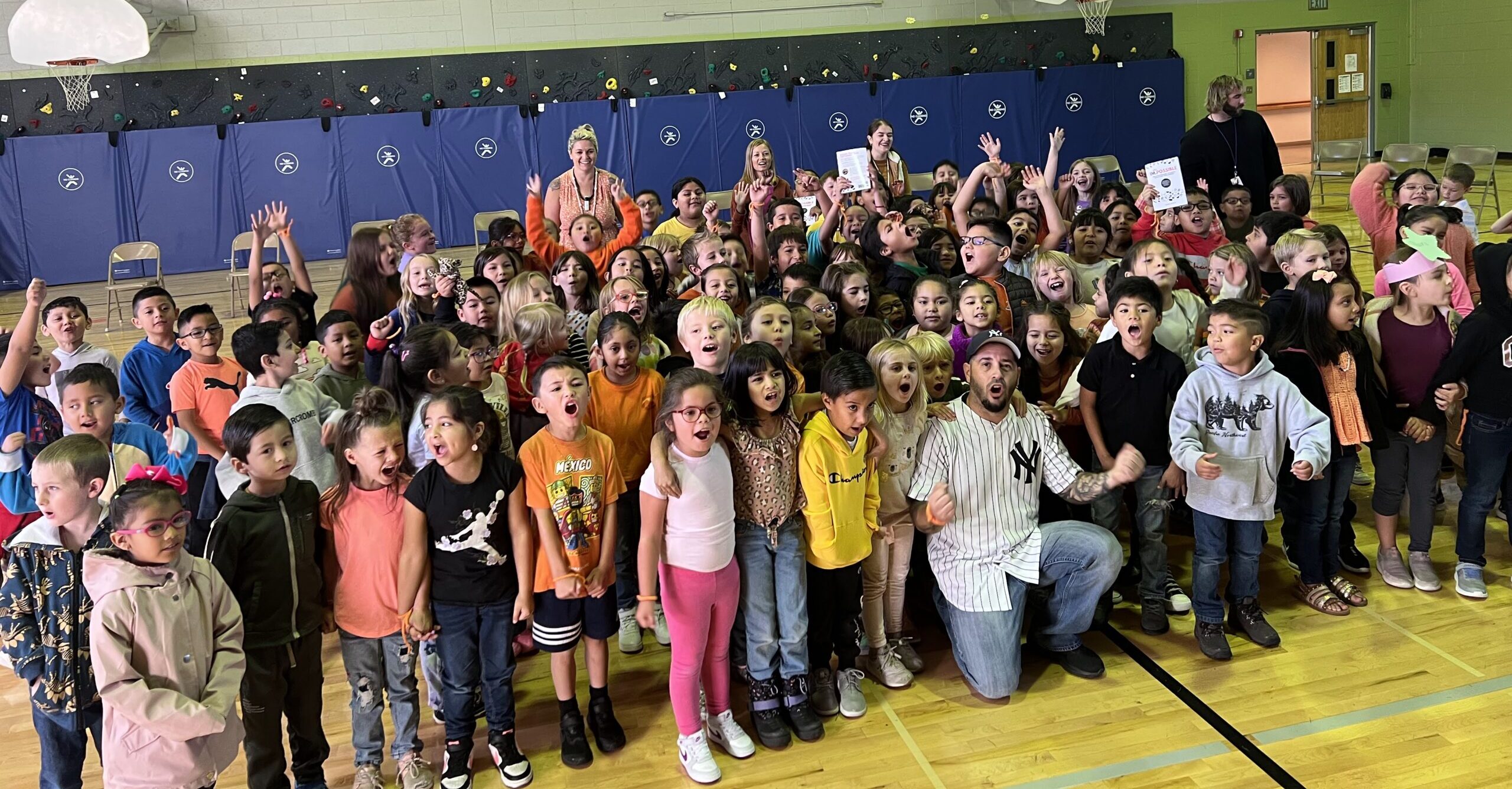 Motivational Youth Speaker Eddie Cortes at Rock Island Elementary School Assembly Program