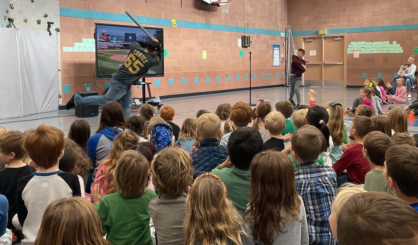 Motivational Speaker Eddie Cortes at Werner Elementary, CO