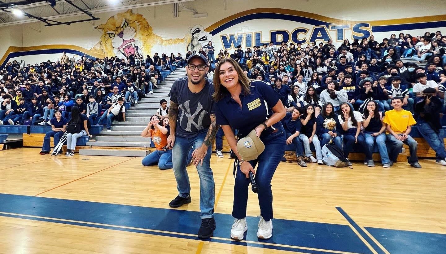 Eddie Cortes, youth speaker, at South View Uppoer Elementary School