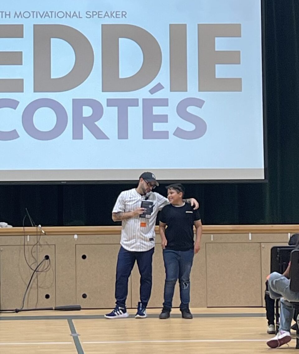 Motivational Youth Speaker in Connecticut: Eddie Cortés at Hamden Middle School